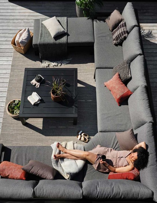 Averio Utomhusmatta Grå