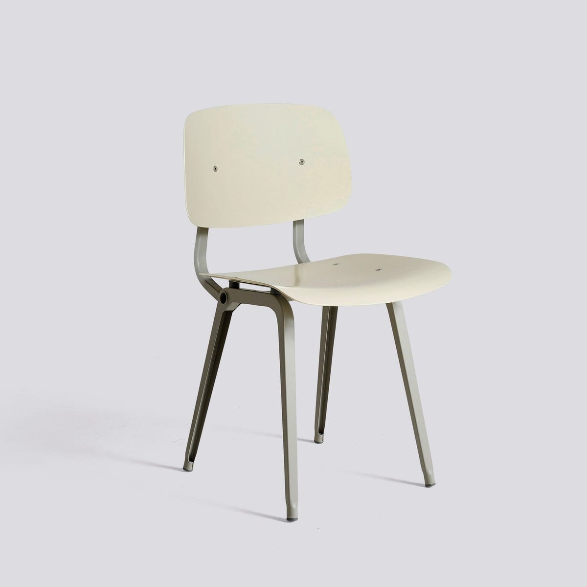 Revolt Stol Rice, Beige – pulverlackerat stål