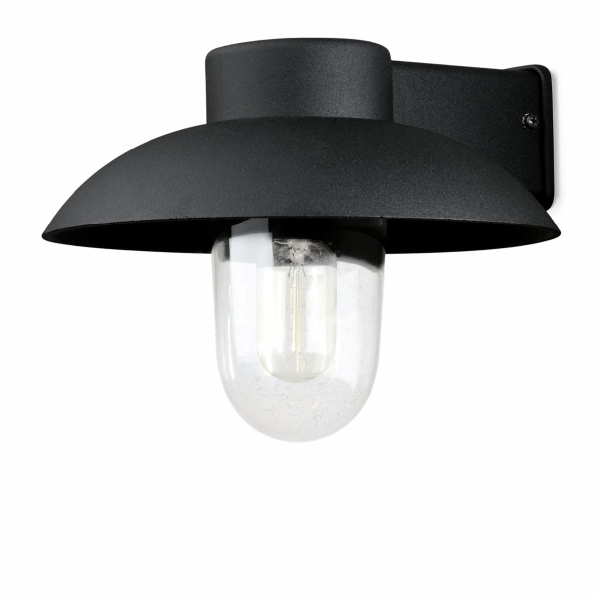 Mani E27 Vägglampa Ute Mattsvart