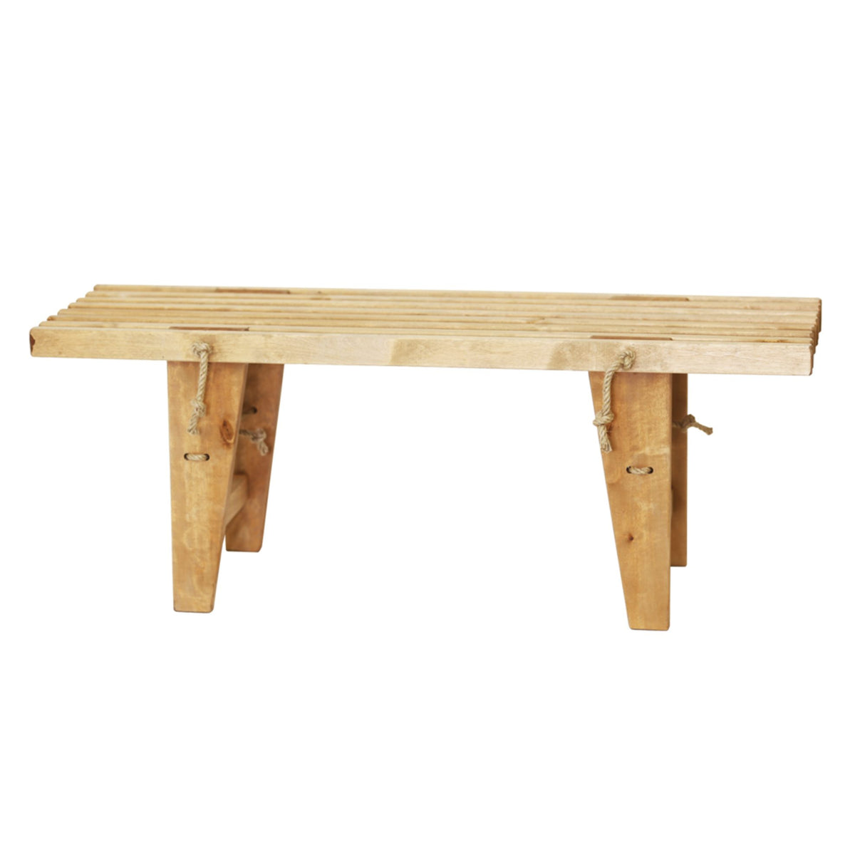 Ecobench 120 cm Oljad Björk Ljusbrun