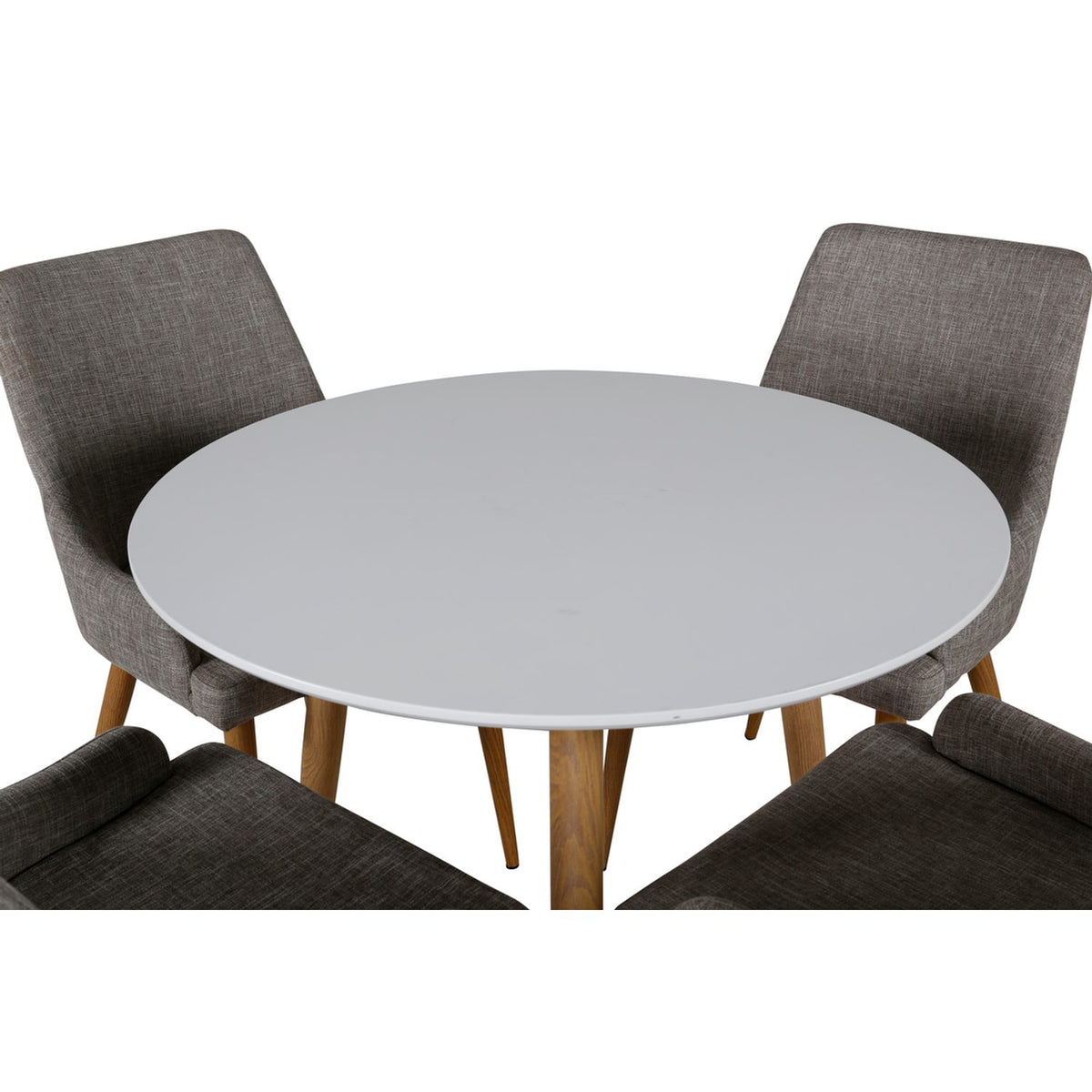 Polar, Plaza Rund matgrupp Grå,Natur, Natur,VIT, ⌀90