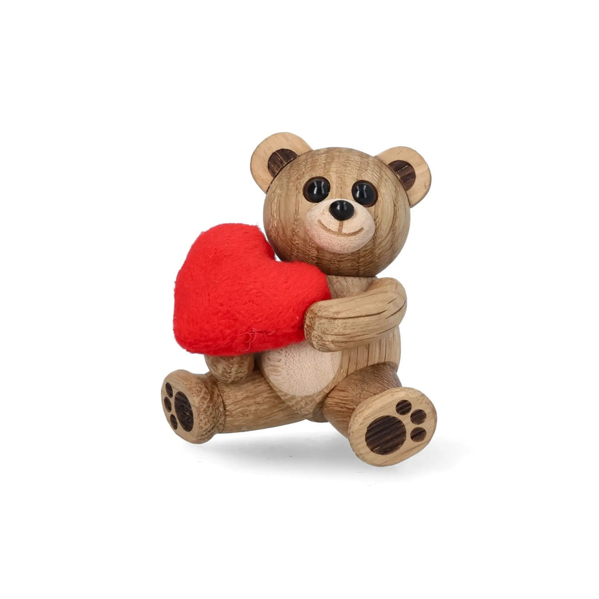 Squeeze Teddybjörn med Hjärta Ek Dekoration 8 cm