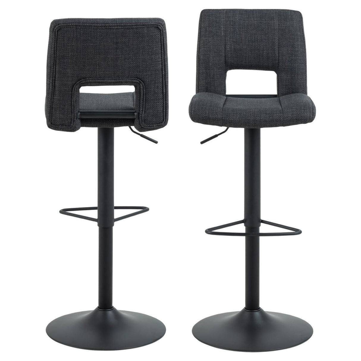 Strasbourg Barstol Basel Mörkgrå