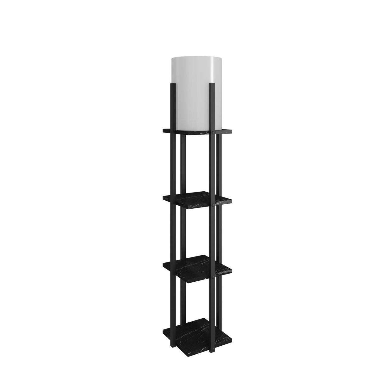 Dakar (21 x 21 cm) Golvlampa Svart