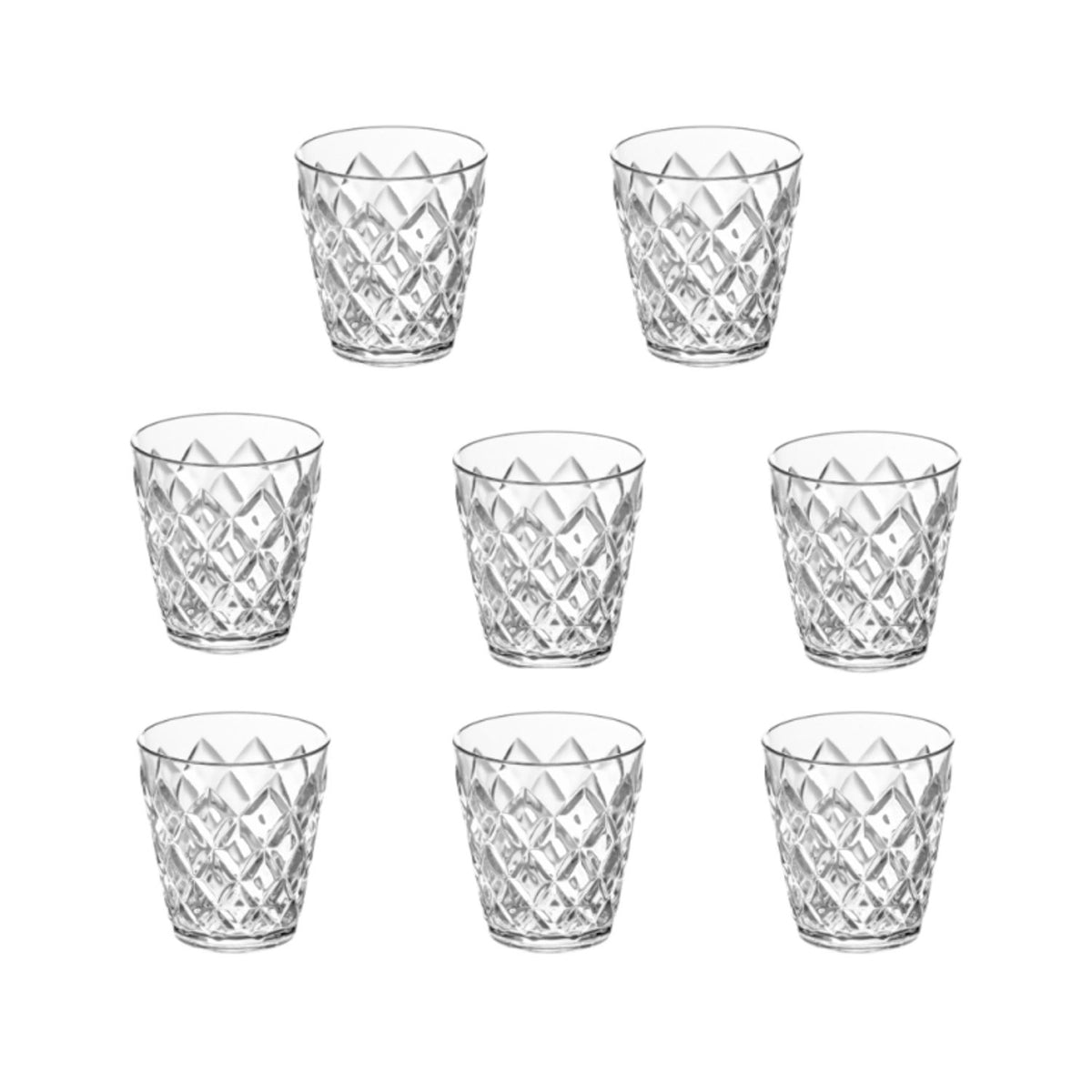 Crystal s 25 cl crystal clear 8-pack Dricksglas