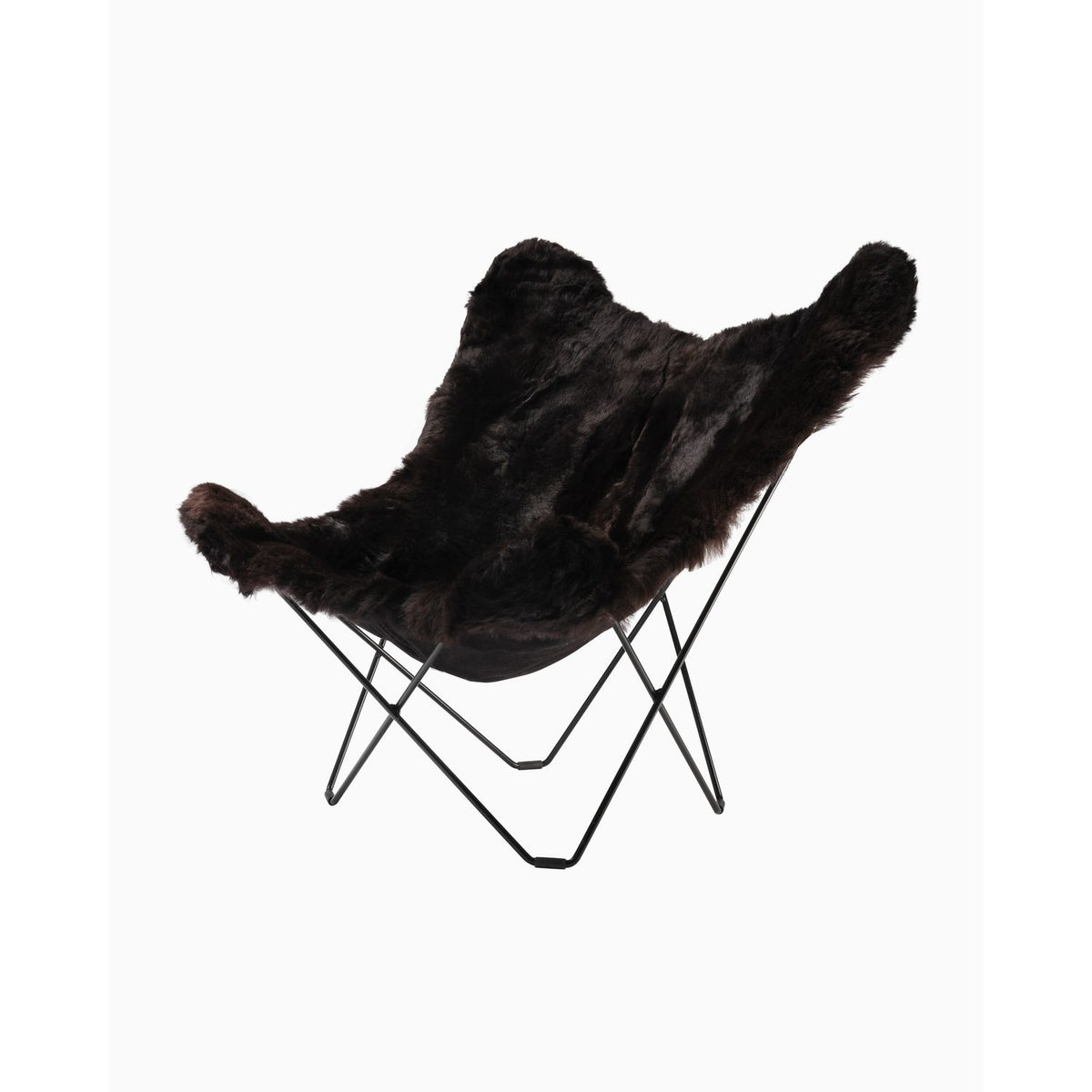 Iceland Mariposa Fåtölj Svart, Shorn Black