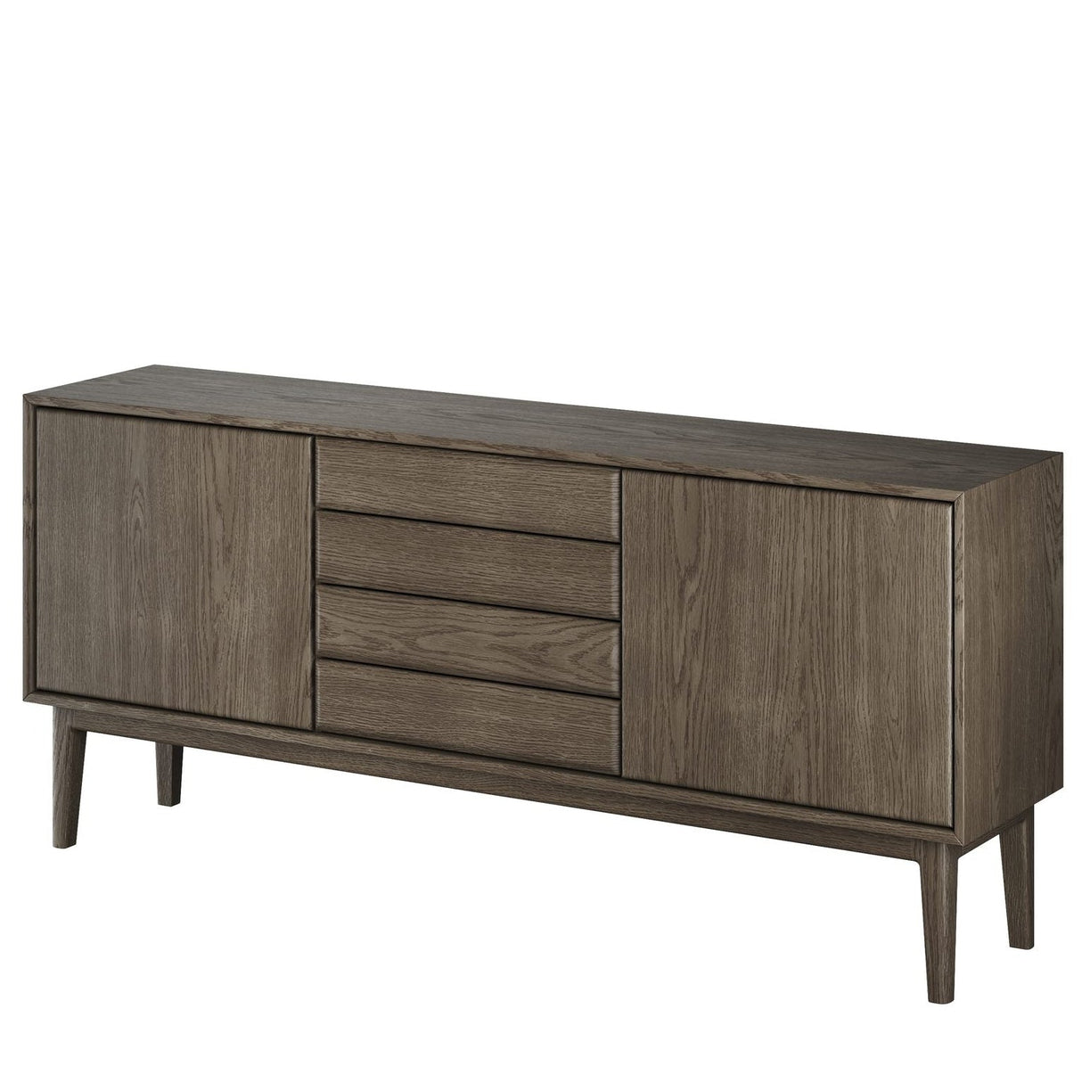 Broholm Solid Sideboard 183x81 cm Rökoljad Ek