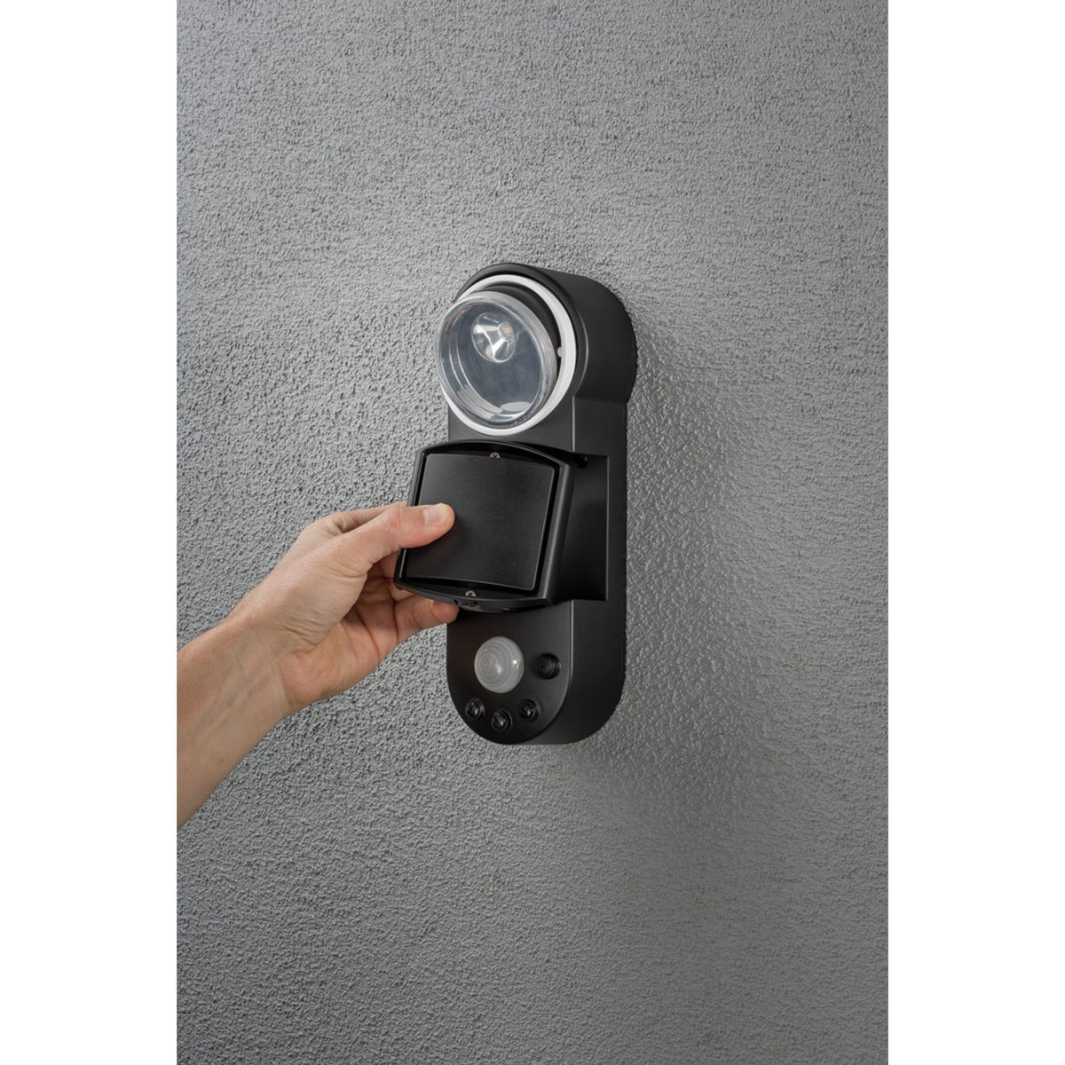 Prato B/O HP-LED Justerbar 10 cm Vägglampa Ute