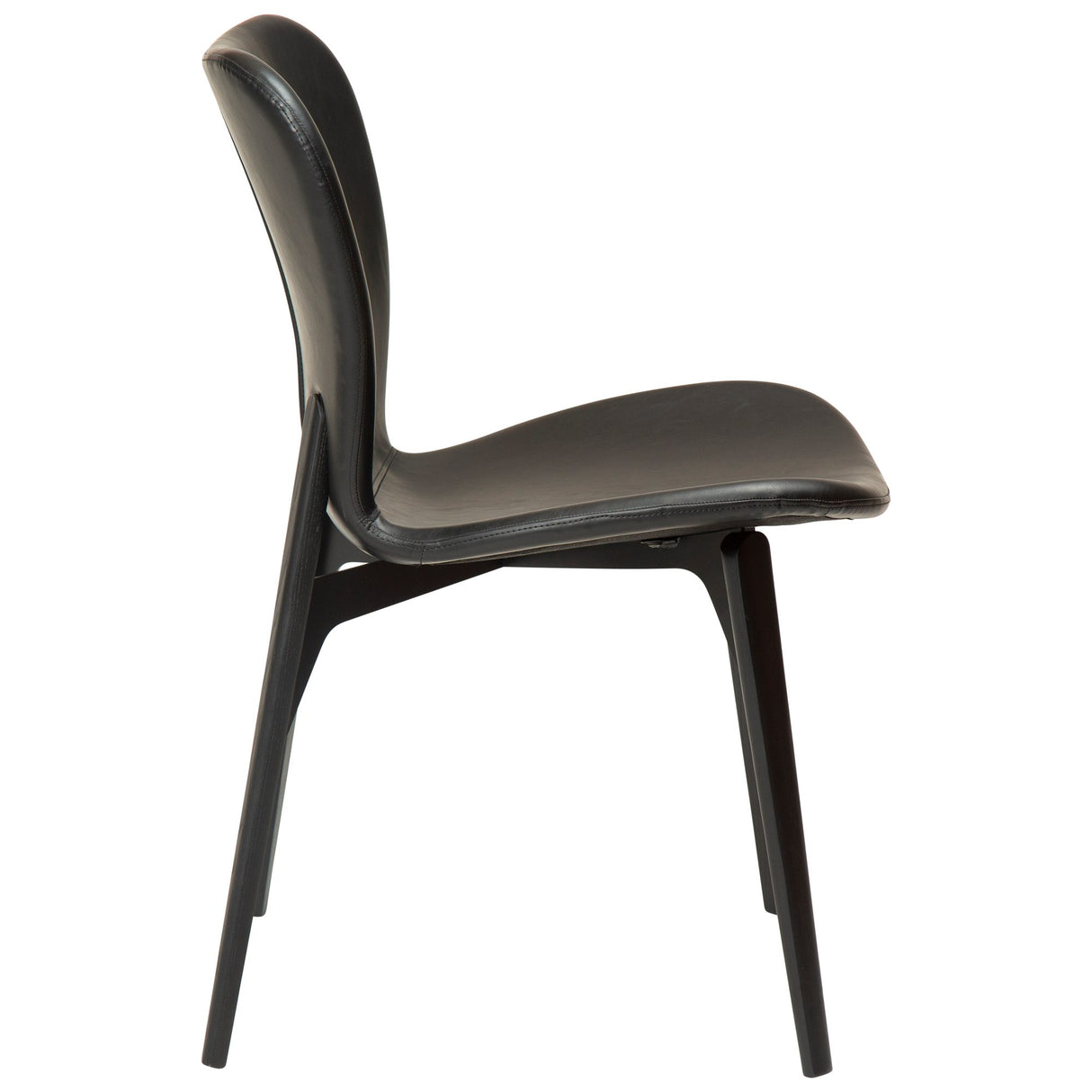 Paragon Stol Vintage Black Art.Leather, Black Ash