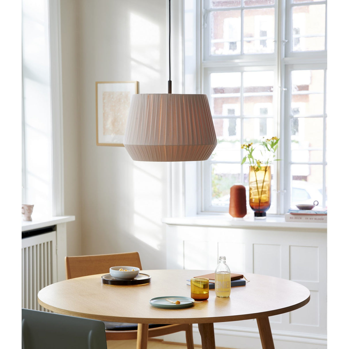 Dicte Taklampa 40 cm, Beige