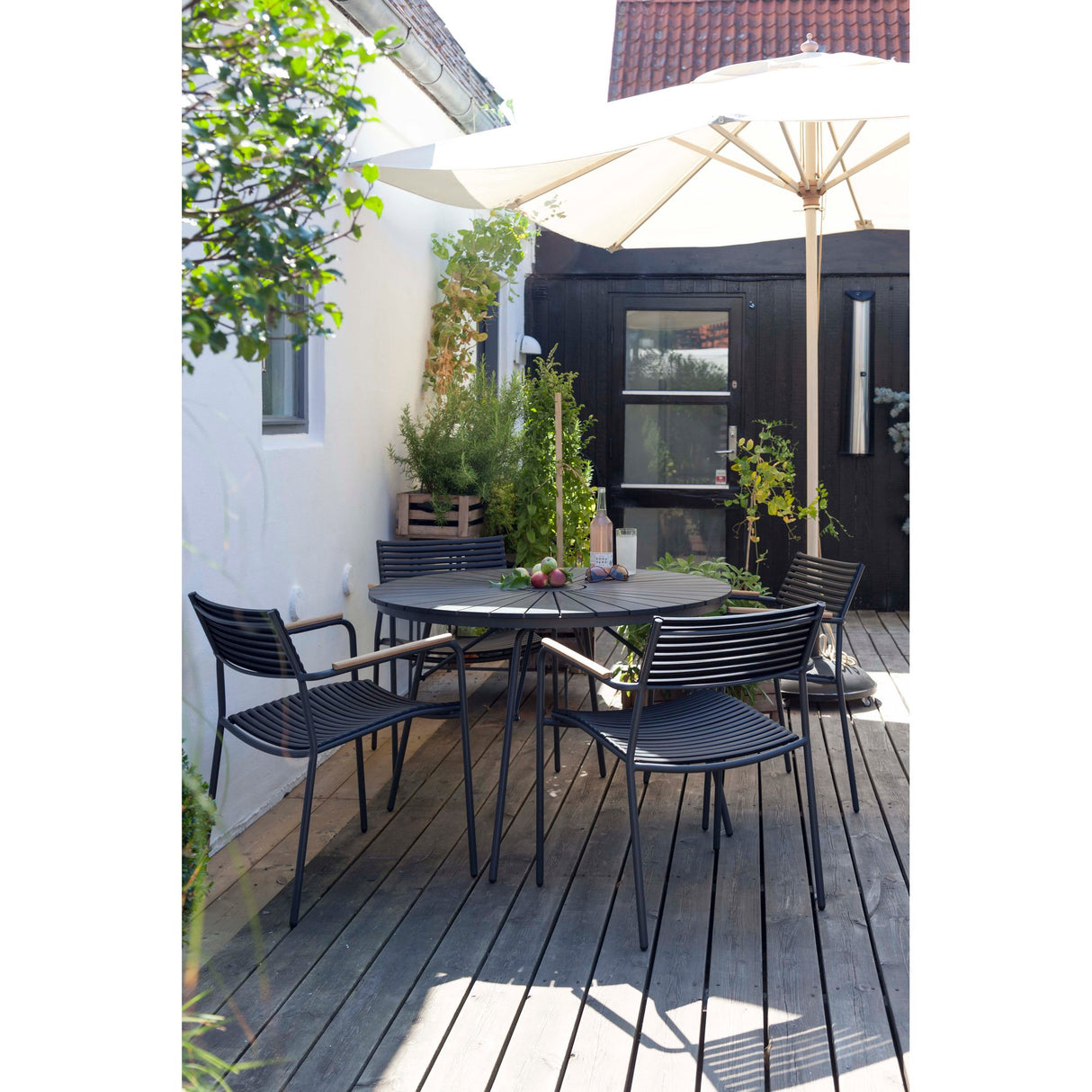 Parasollfot 50 kg Svart Betong