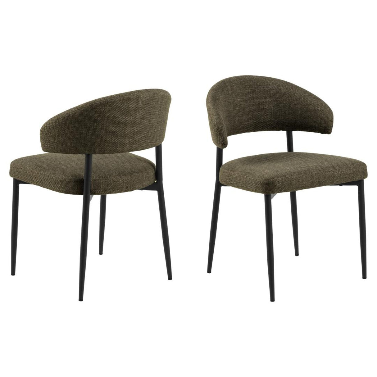 Kaley Matstol Basel tyg Grön