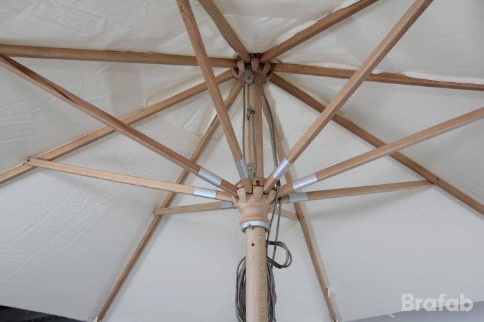 Reggio Träparasoll Ø3m Trä/Natur