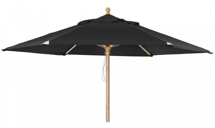 Reggio Träparasoll Ø3m Trä/Svart