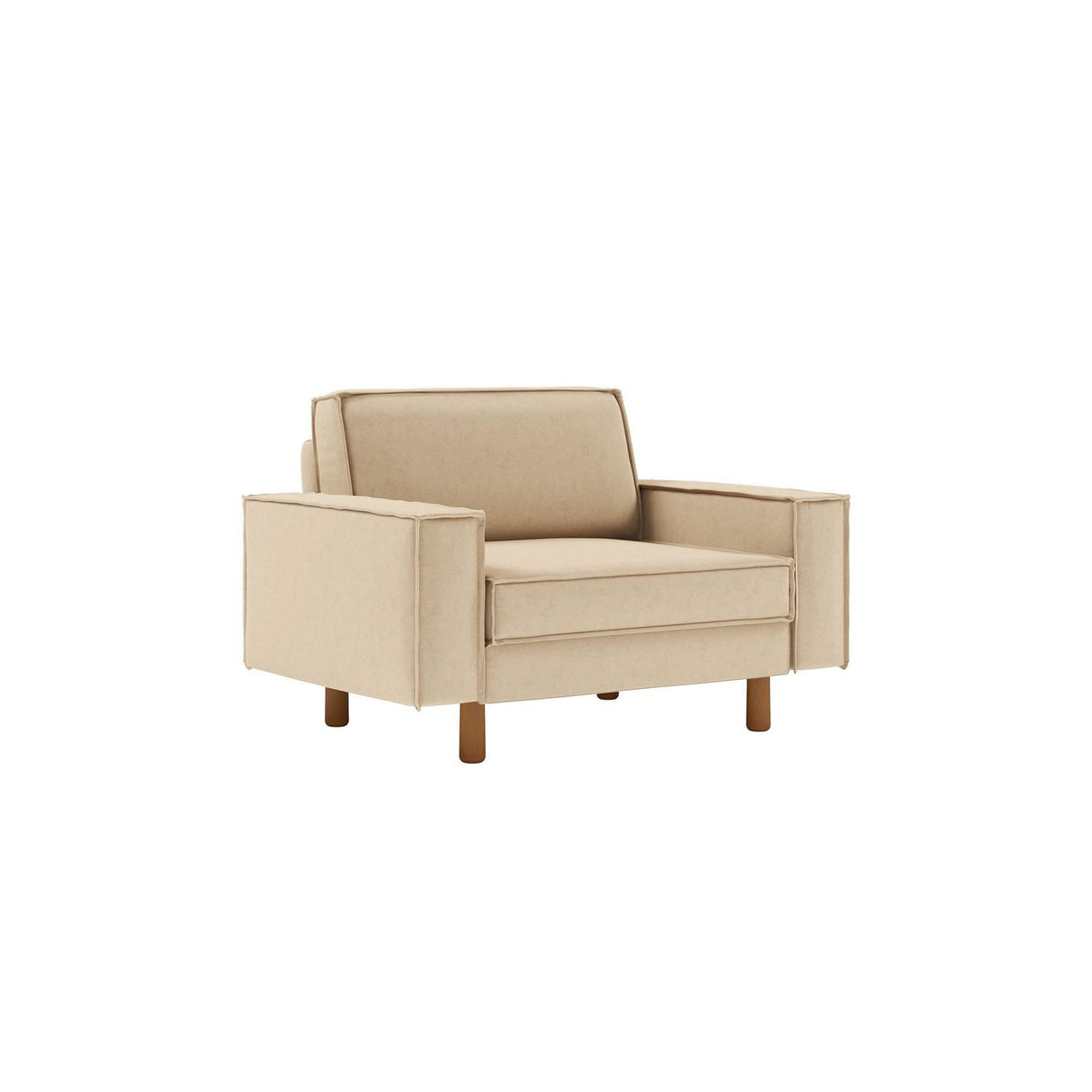 Wellington Loveseat (133 x 89 x 87 cm) 1-sitssoffa Sand valnöt