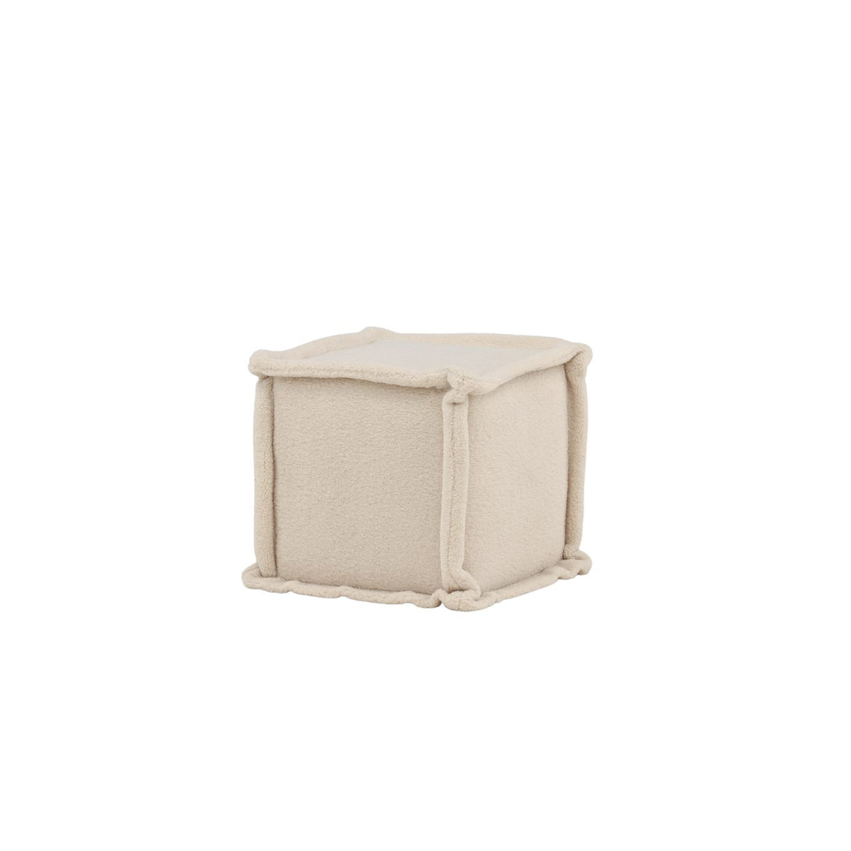 Castine Sittpuff Vit, Fleece
