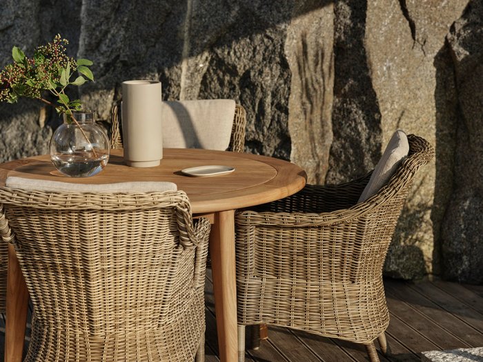 Lilja Matbord Rund 120 cm Teak