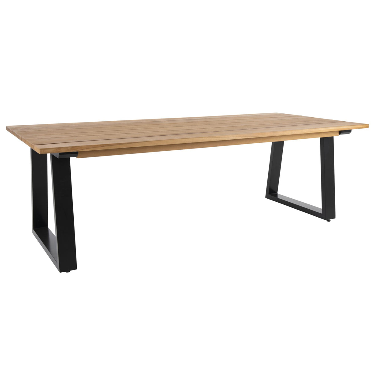 Laurion Matbord 230x100 cm Teak/Svart