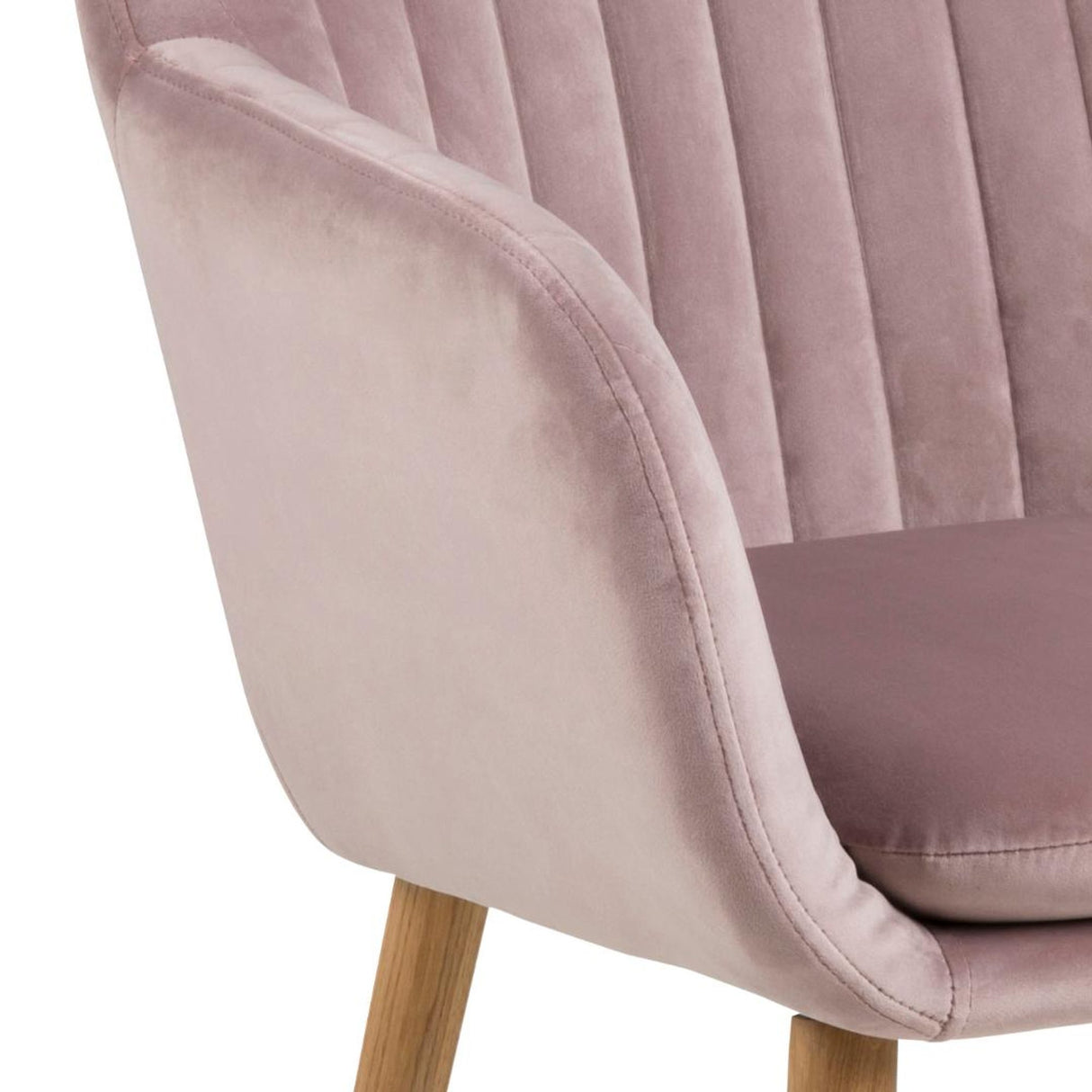 Le Havre Karmstol Vic tyg Rosa/Ek