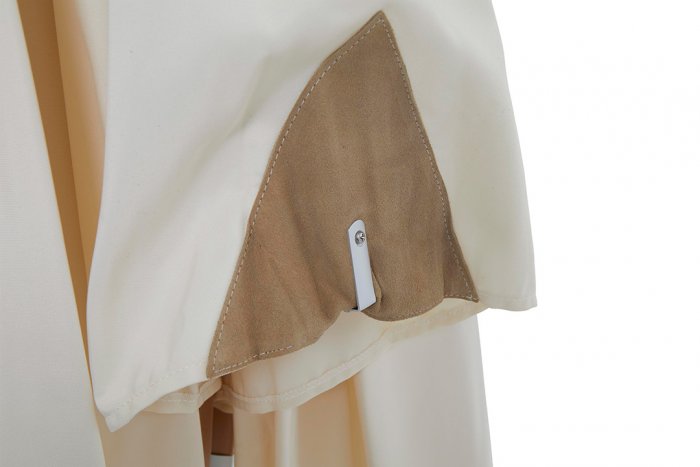 Como Träparasoll 3x3m Natur