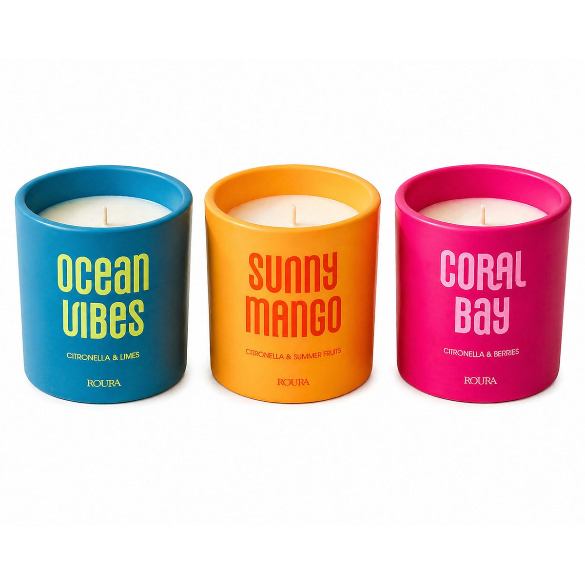 Summer i Terrakottakruka 6st Mixade Sommardofter Doftljus