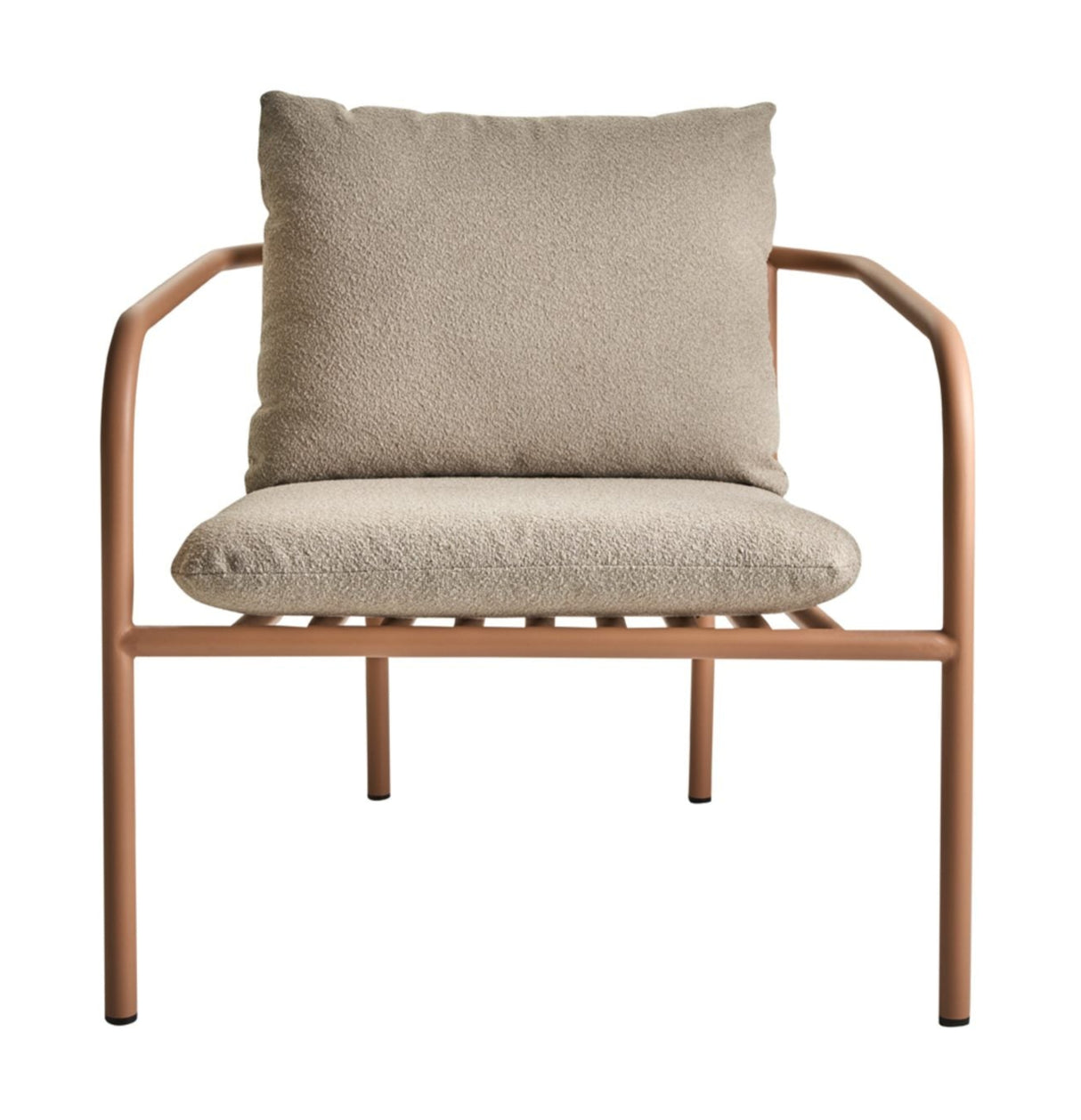 Bendt Utefåtölj Peach/Teddy Beige