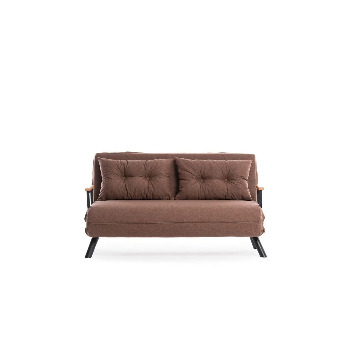 Apia 2-sits (25 x 134 x 121 cm) 2-sits bäddsoffa Ljusbrun