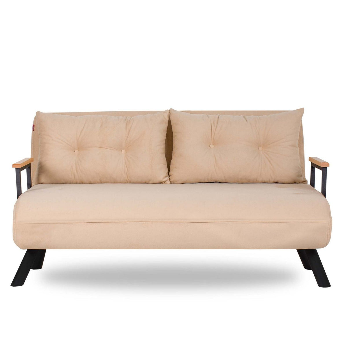 Apia 2-sits (25 x 134 x 121 cm) 2-sits bäddsoffa Creme