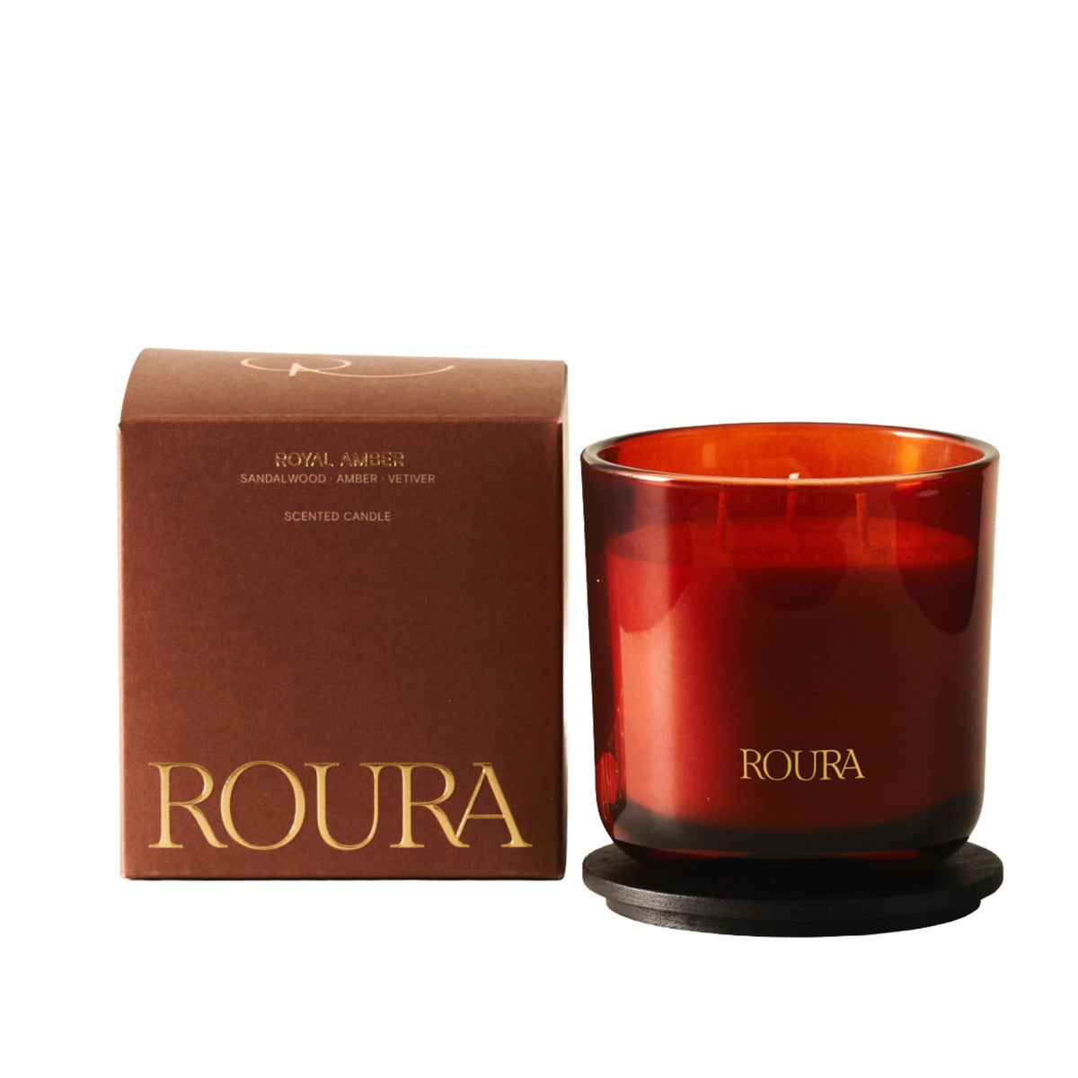 Icons 3 vekar Doftljus Royal Amber, 10x10cm