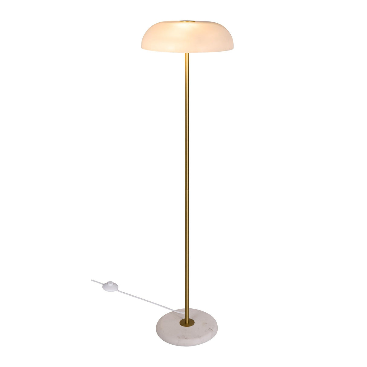 Glossy Vit Golvlampa
