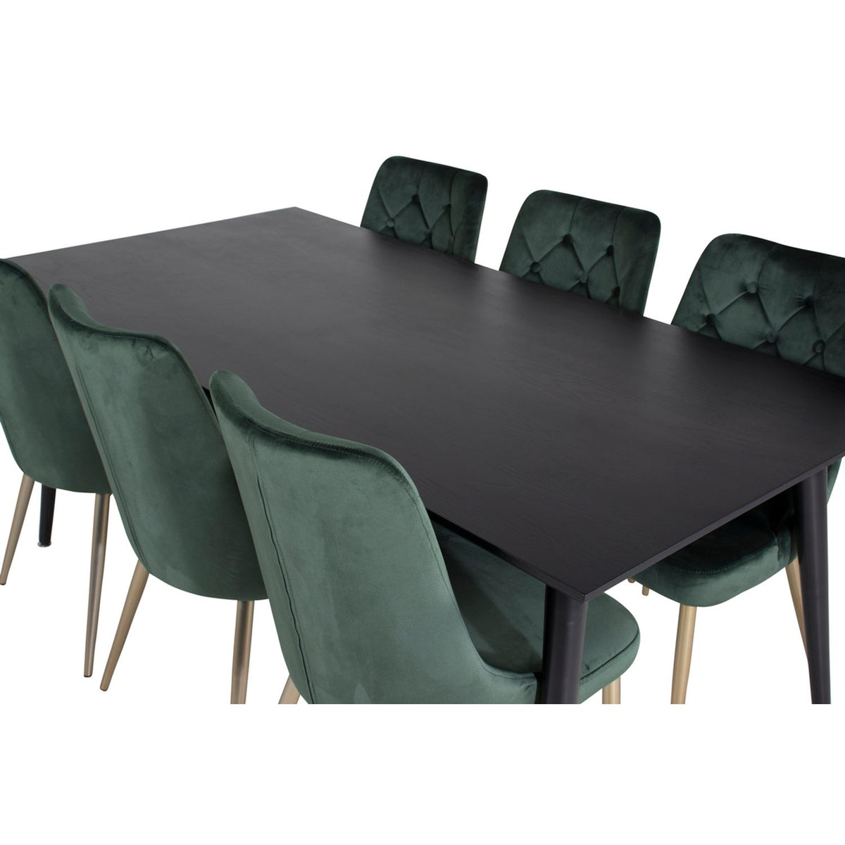 Dipp, Velvet Deluxe Rektangulär matgrupp