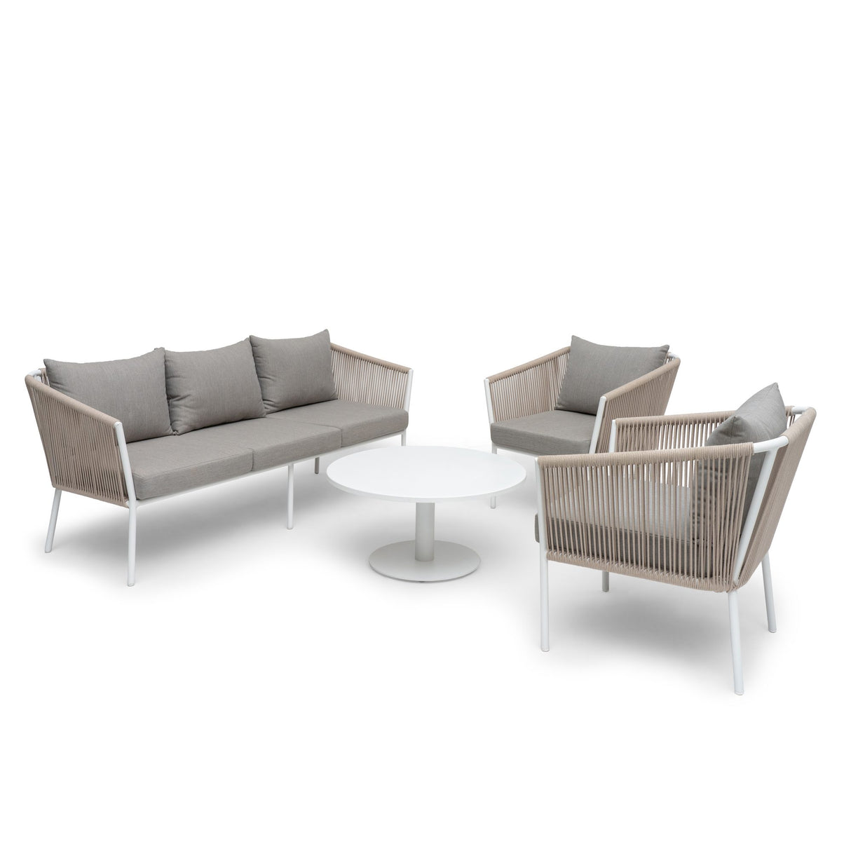 Lersund Utesoffa Vit/Beige