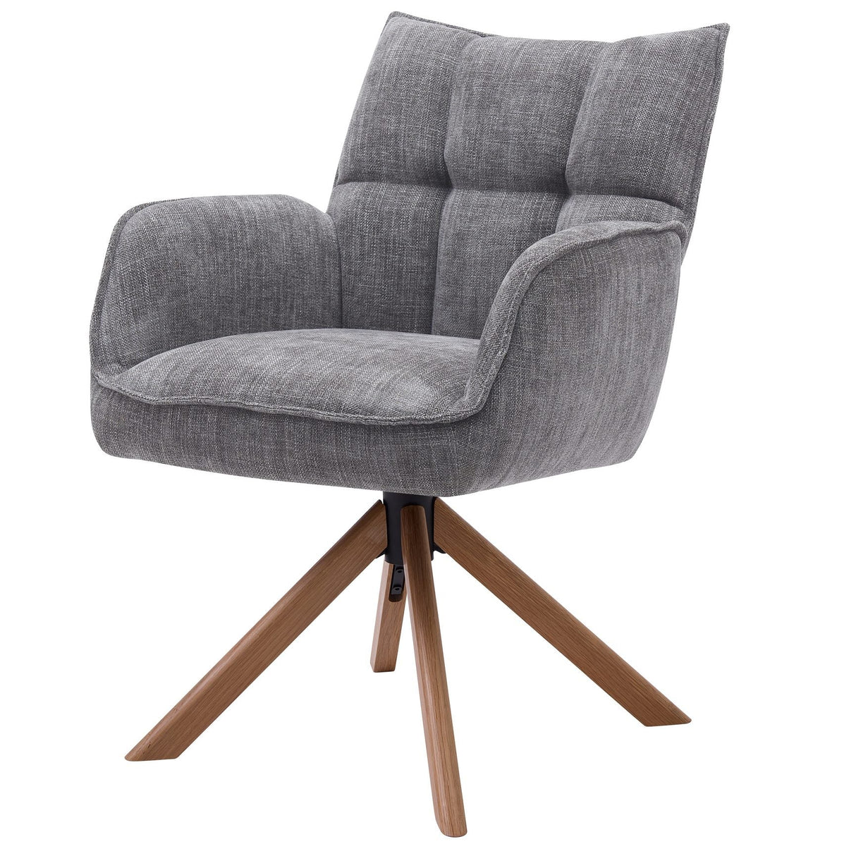 Strada Stol Granitgrå, Massiv ek