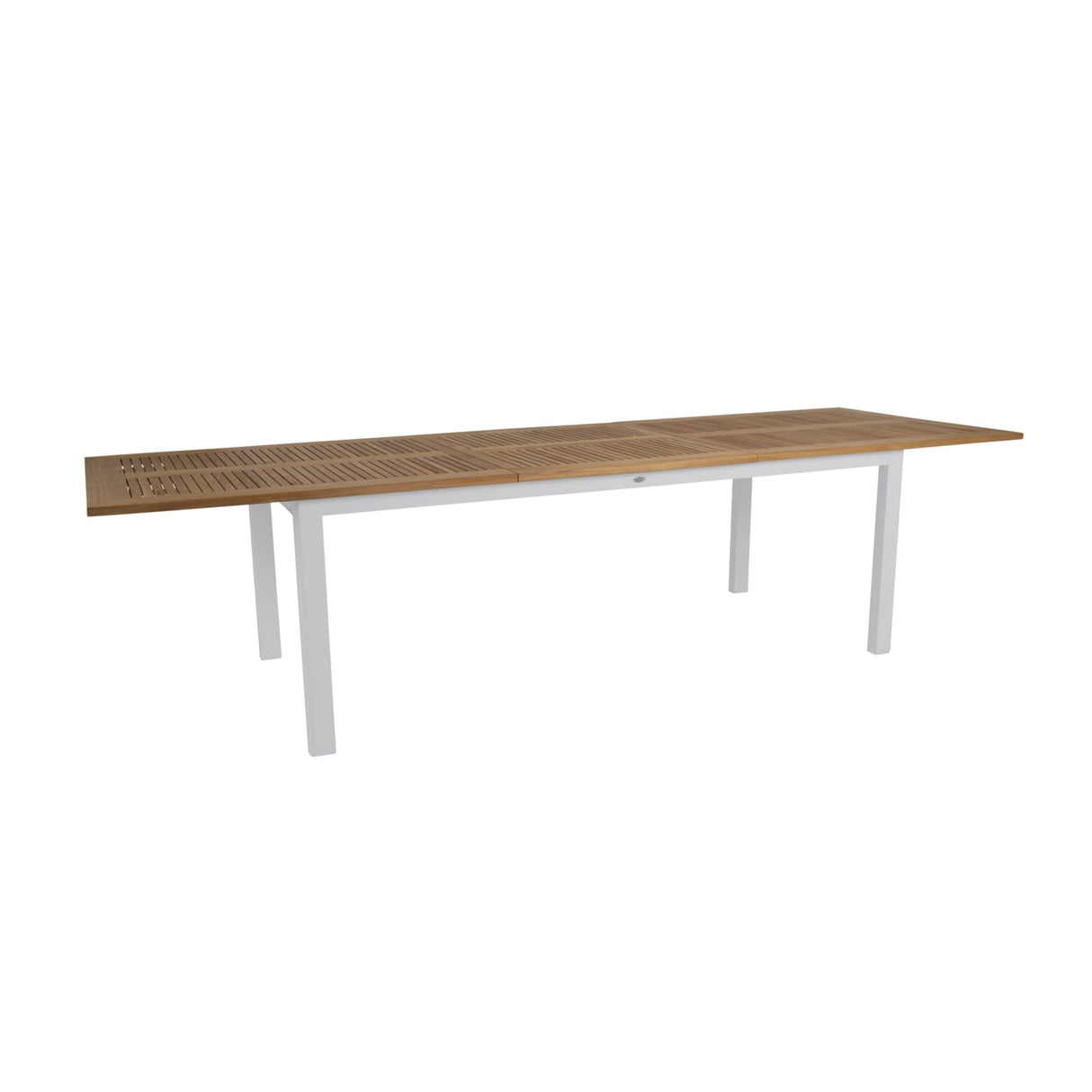 Lyon Utebord 304x100 cm Light Grey/ Teak