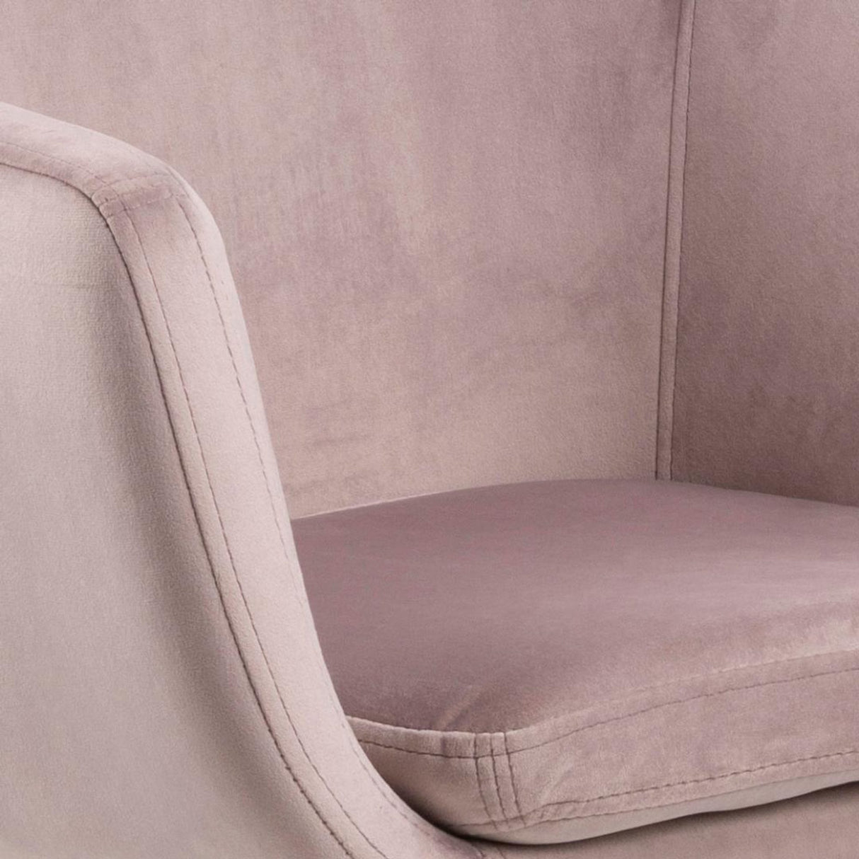 Grimstad Skrivbordsstol Vic tyg Puderrosa