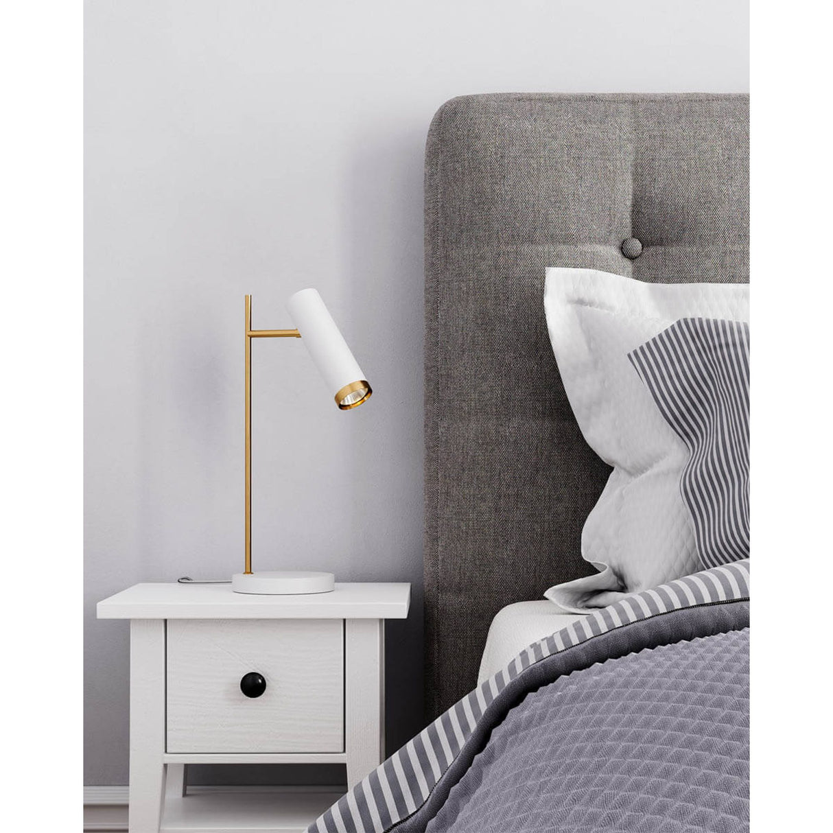 Puls Spotlight Bordslampa Vit matt