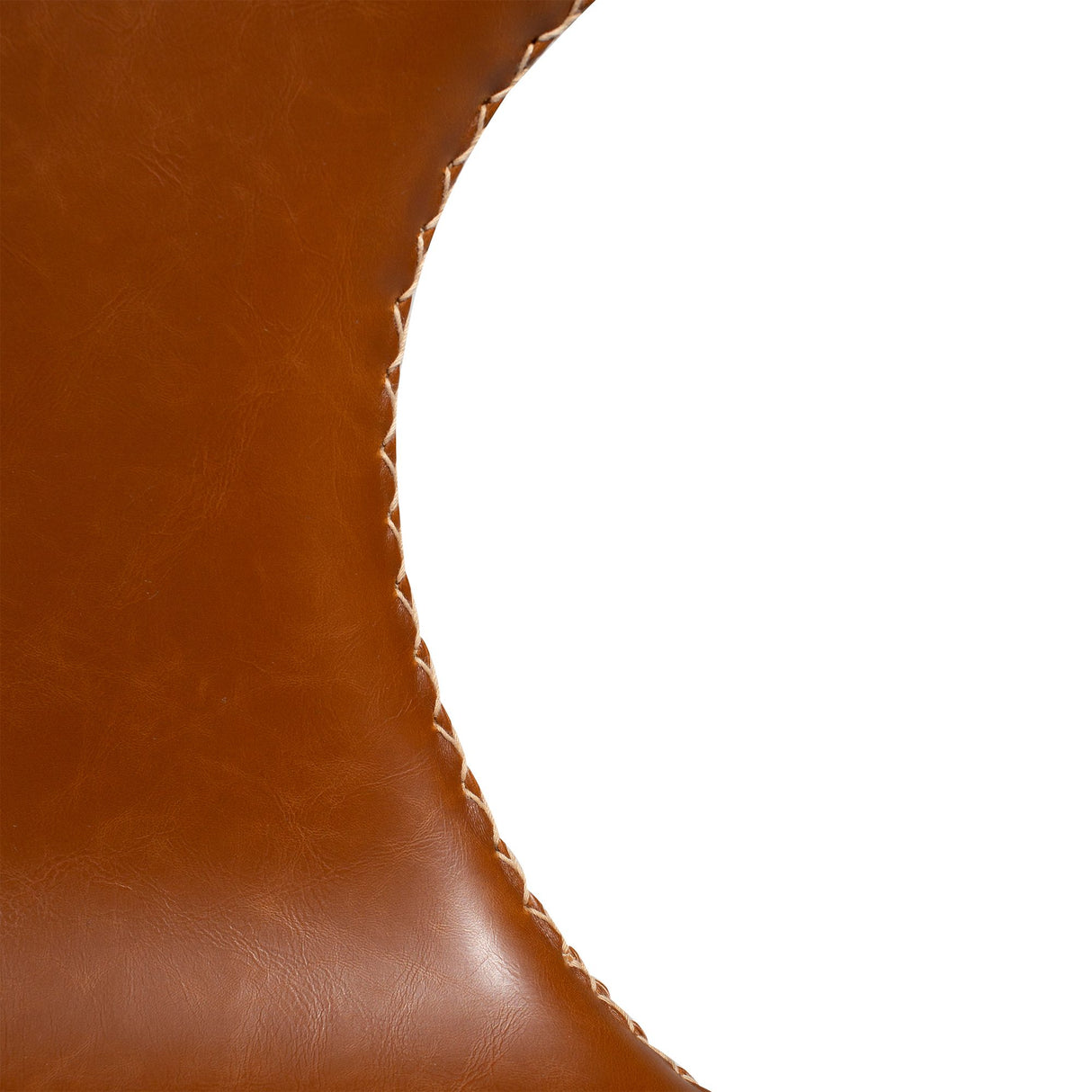 Dolphin Stol Vintage Light Brown Art.Leather, Black