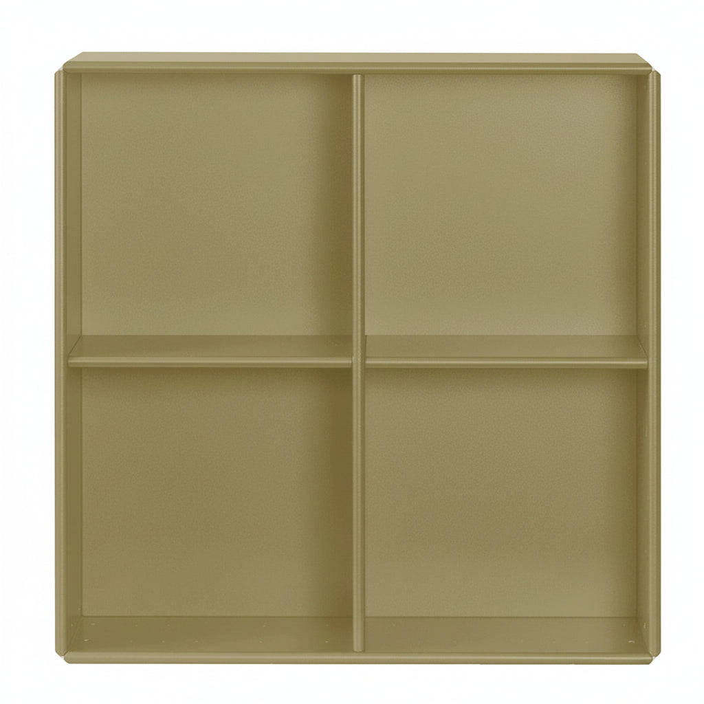 Atlanta Quadrant-vägghylla Oliv