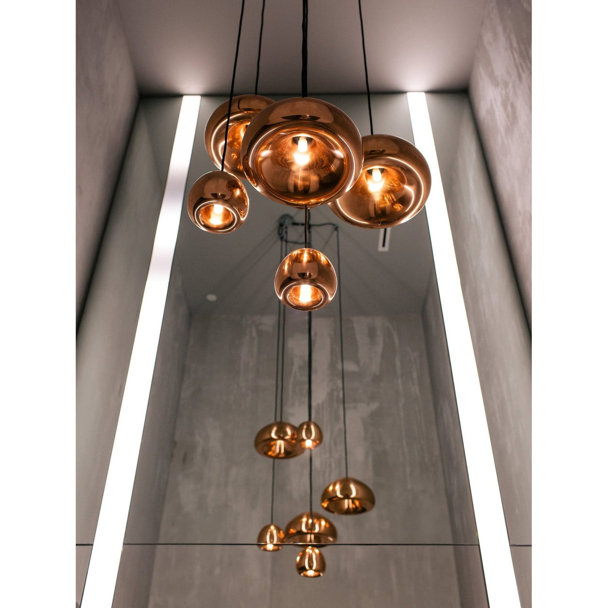 Void Mini Pendellampa Copper
