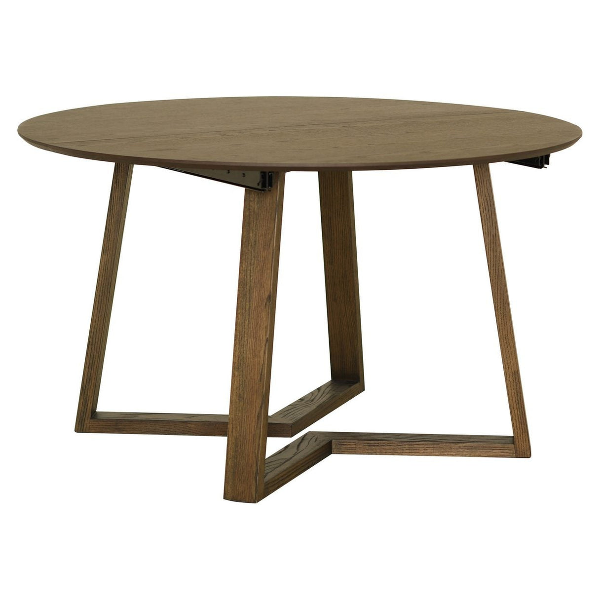 Borås Matbord ø130/230 cm Brunlackad ek