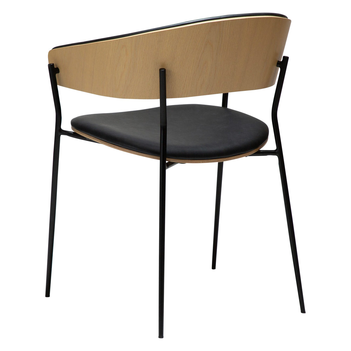 Crib Stol Raven Black, Bleached Oak