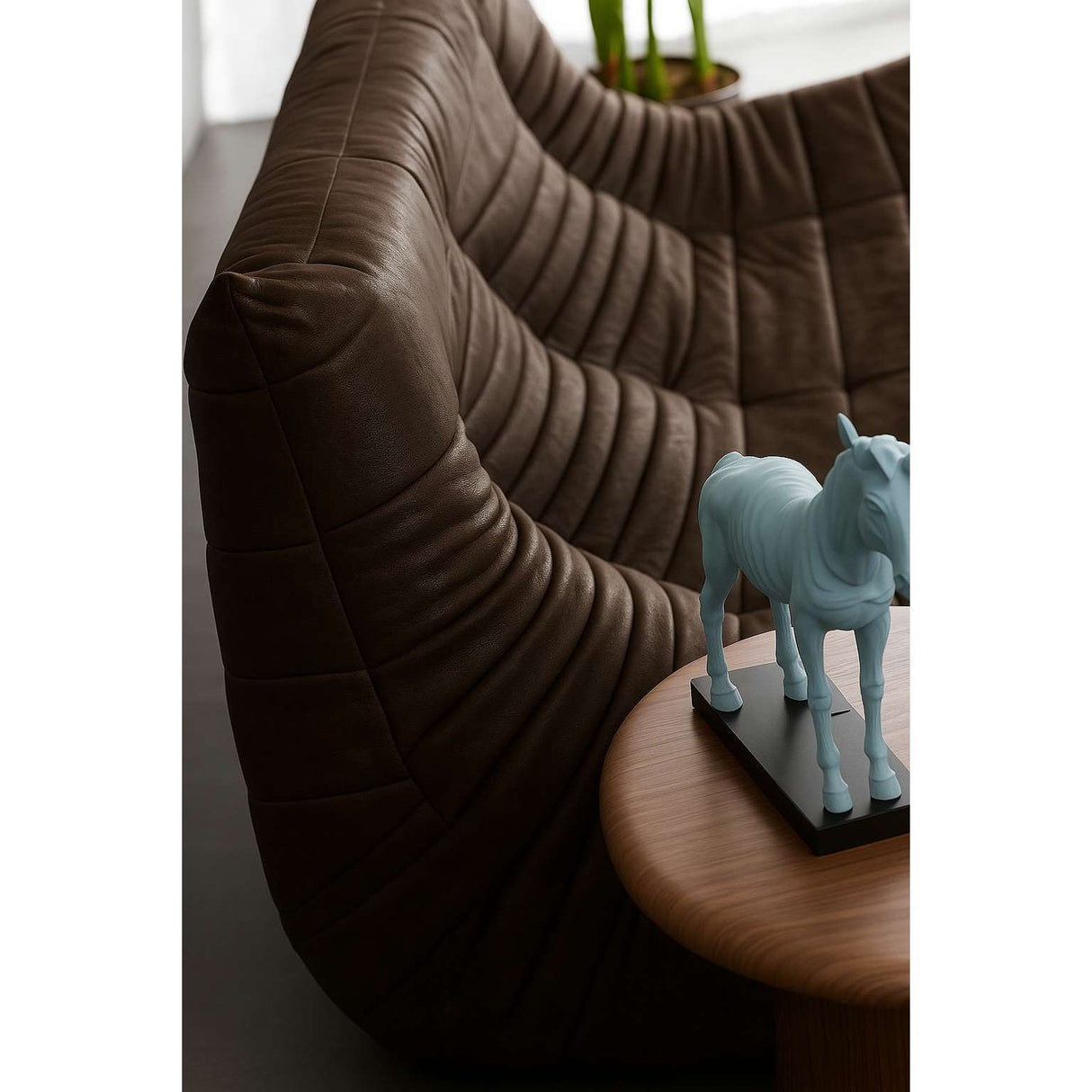 Liza 2-sits soffa Brun