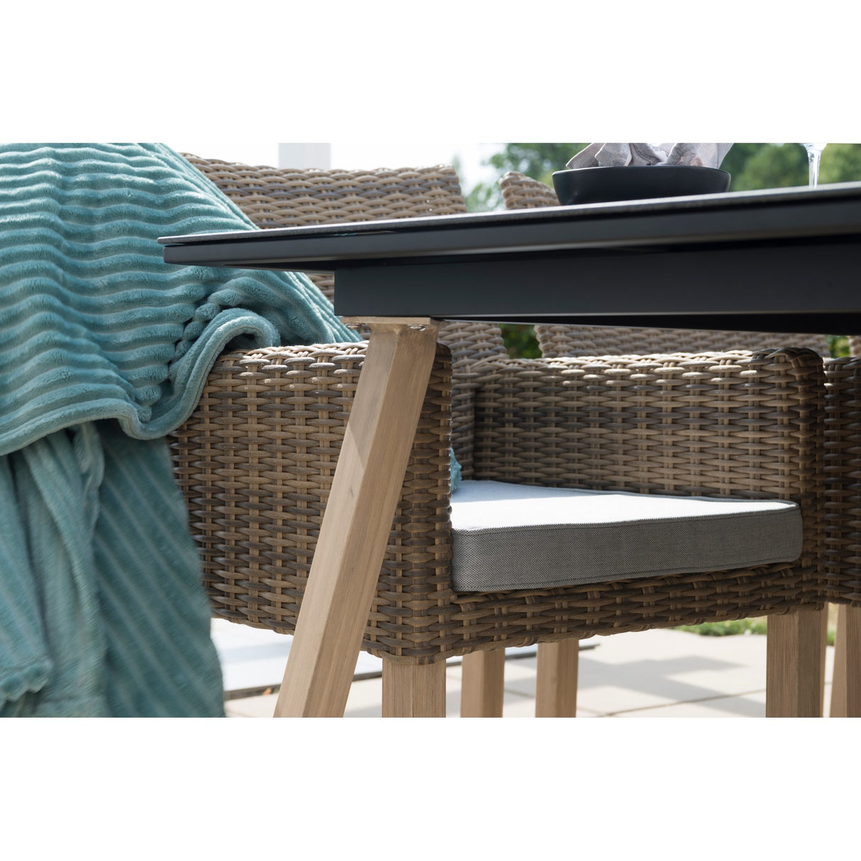 Fyrsnäs Utebord 90 x 160 cm Natur