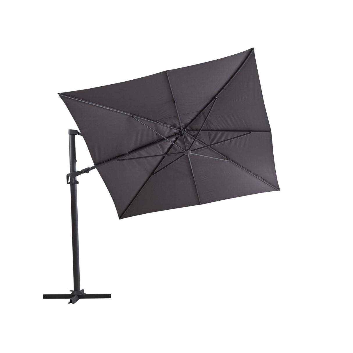 Vinovo Frihängande Parasoll Antracit/Grå, 400 cm