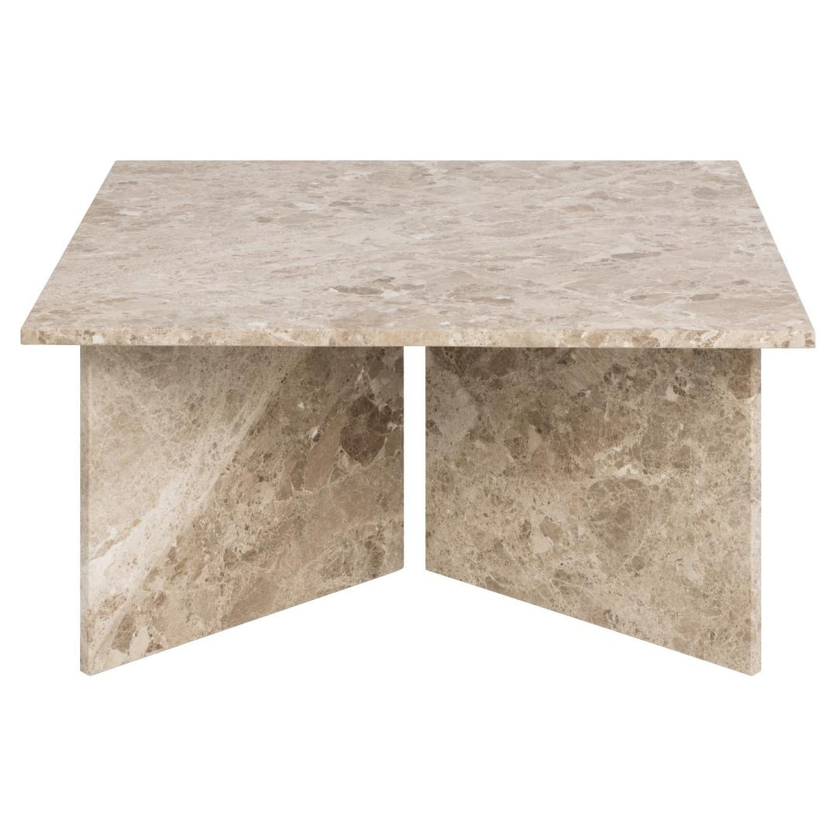 Miramas Soffbord 90x90 cm Lattebrun