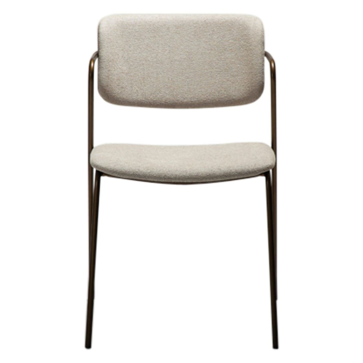 Zed Stol Cashmere bouclé, Antique Brass