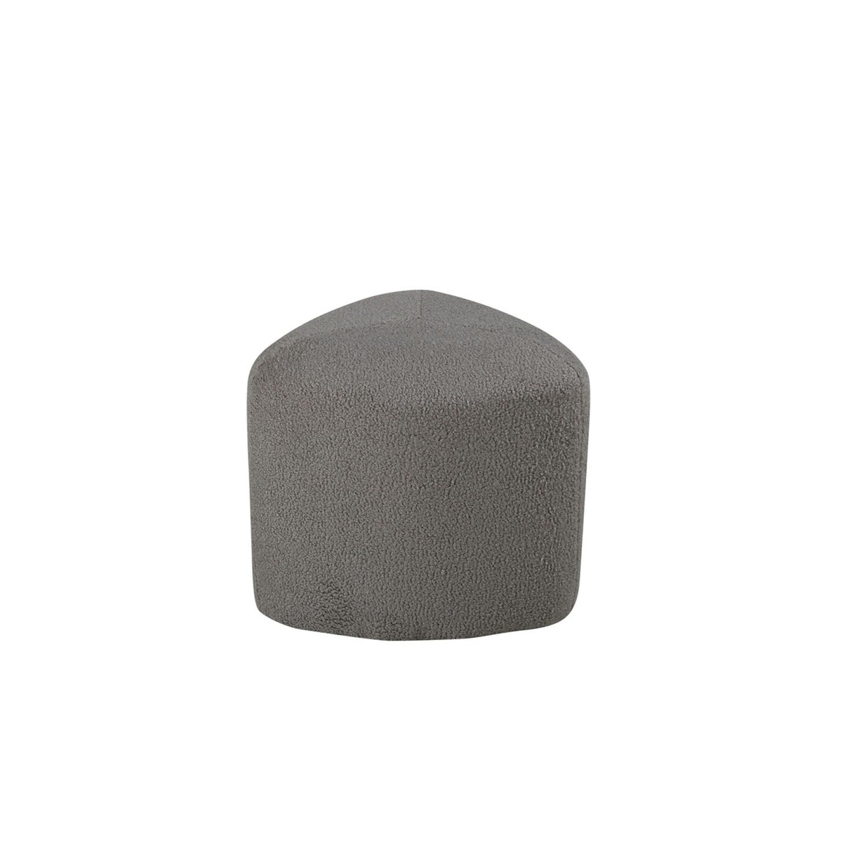 Peg Puff Grå, Polyester teddy