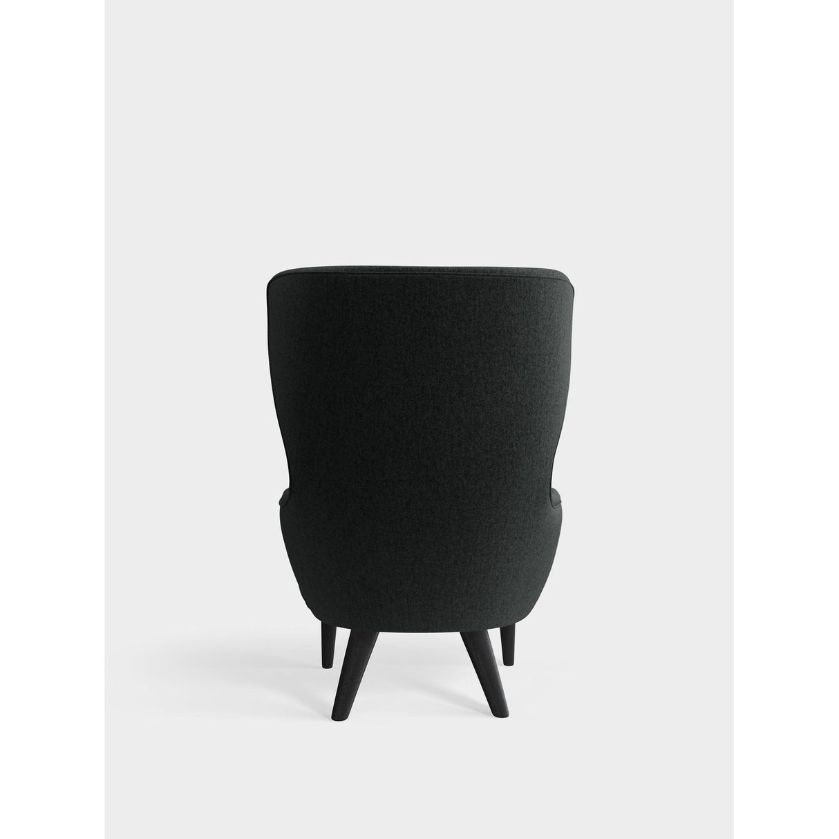Wingback Micro Stol Melange Nap Dark Grey BL