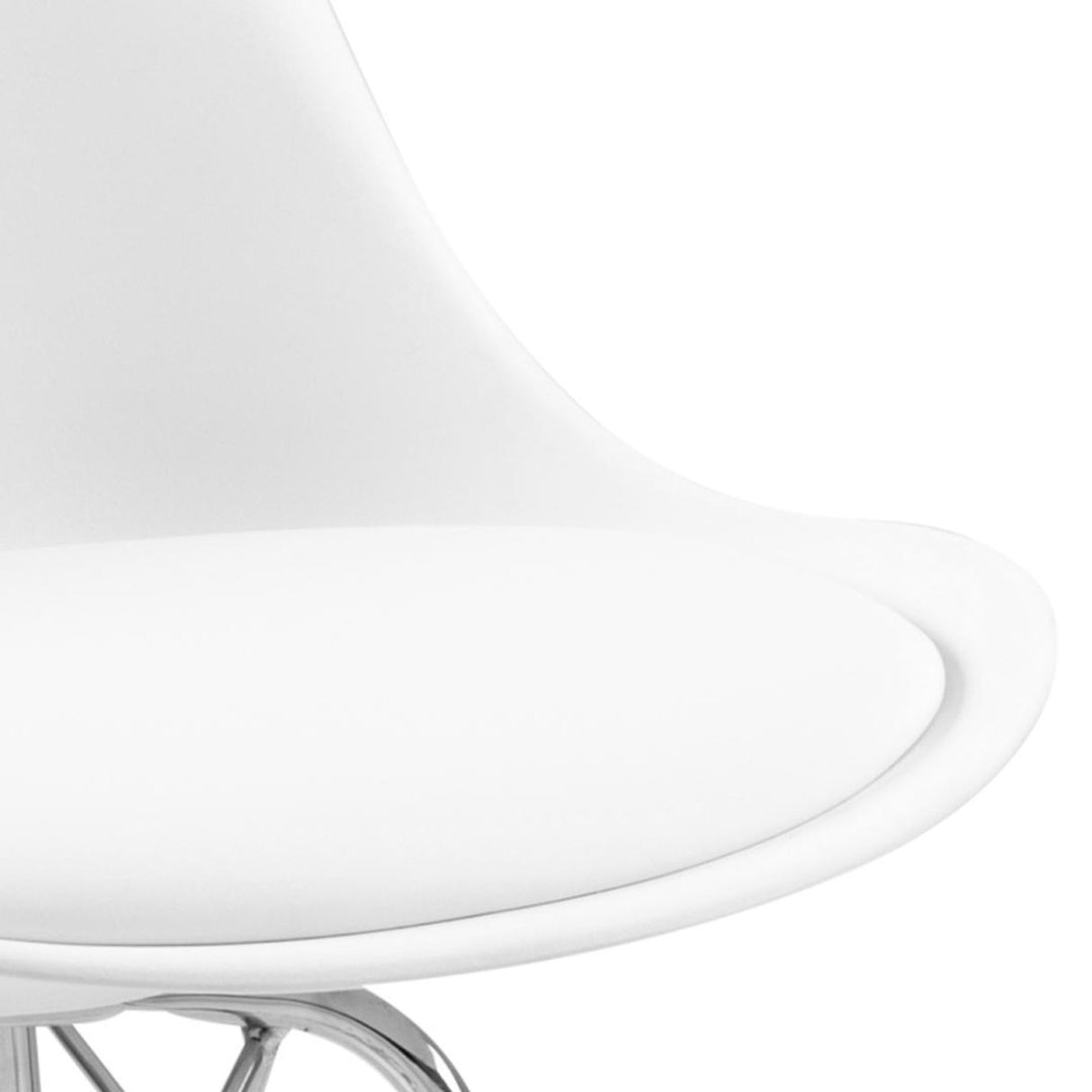 Shibuya Matstol Vit/Krom