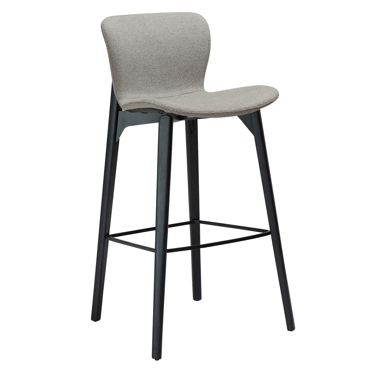 Paragon Barstol Pebble Earth Bouclé, Black 75 cm